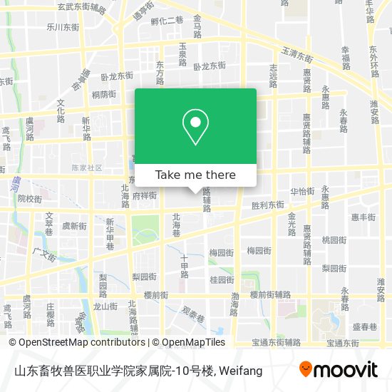 山东畜牧兽医职业学院家属院-10号楼 map