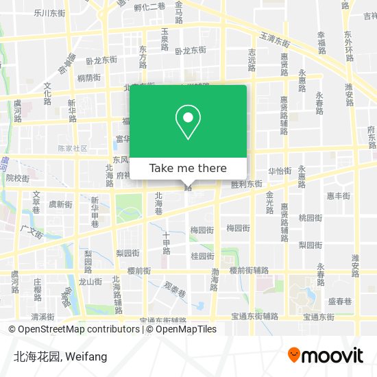 北海花园 map