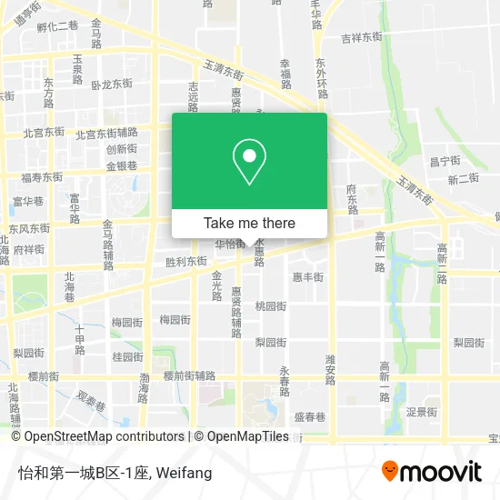 怡和第一城B区-1座 map