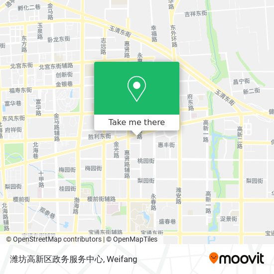 潍坊高新区政务服务中心 map