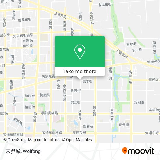 宏鼎城 map