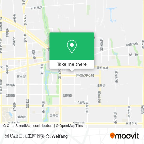 潍坊出口加工区管委会 map
