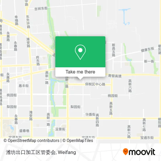 潍坊出口加工区管委会 map