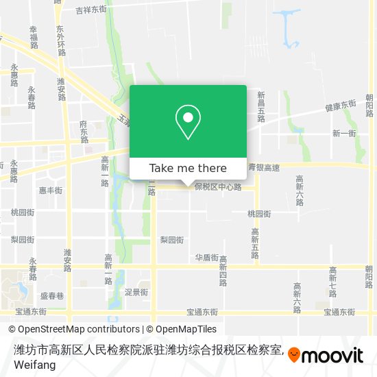 潍坊市高新区人民检察院派驻潍坊综合报税区检察室 map
