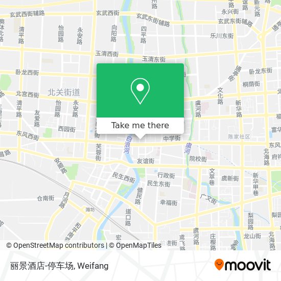 丽景酒店-停车场 map