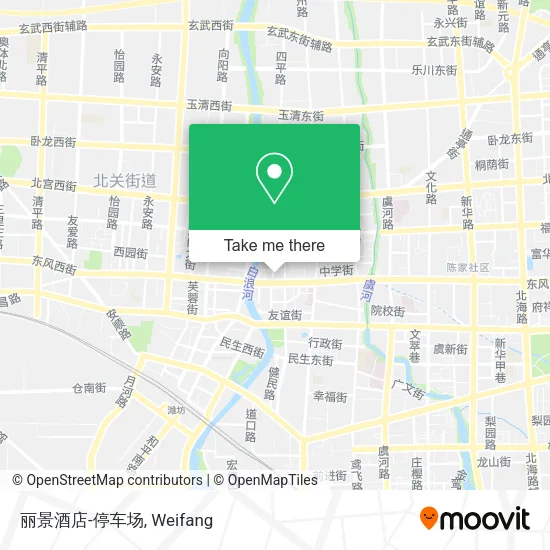 丽景酒店-停车场 map