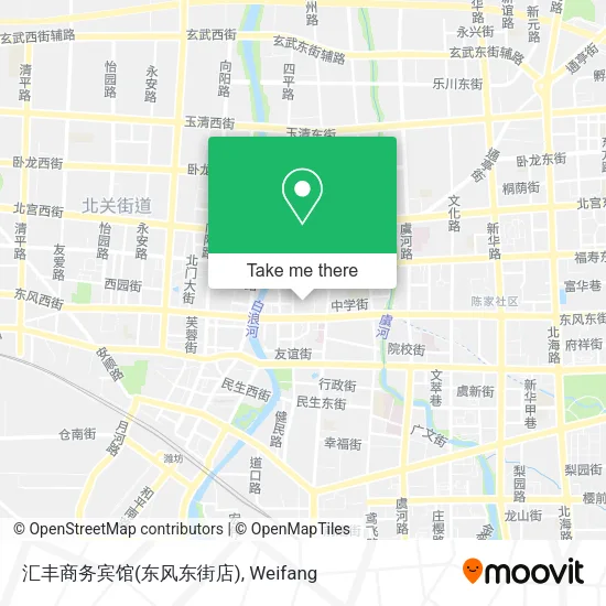汇丰商务宾馆(东风东街店) map
