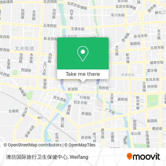 潍坊国际旅行卫生保健中心 map