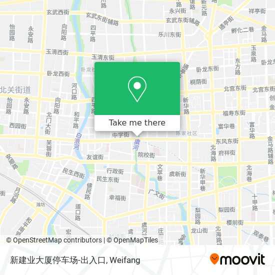 新建业大厦停车场-出入口 map