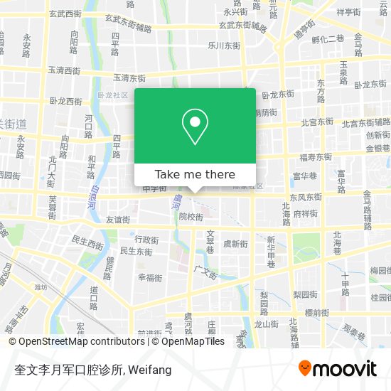 奎文李月军口腔诊所 map