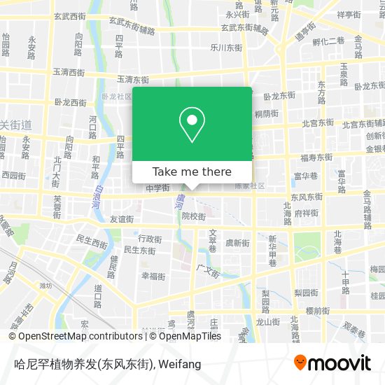 哈尼罕植物养发(东风东街) map