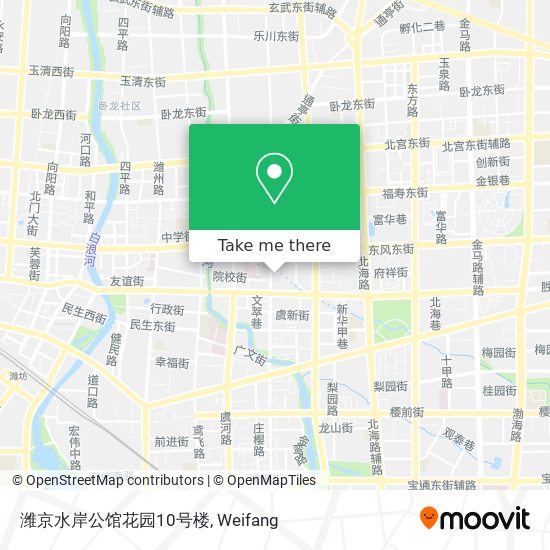 潍京水岸公馆花园10号楼 map