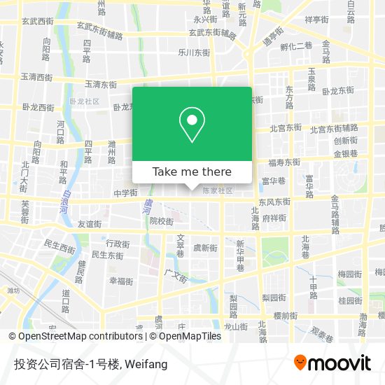 投资公司宿舍-1号楼 map