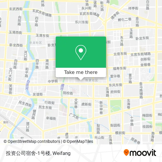投资公司宿舍-1号楼 map