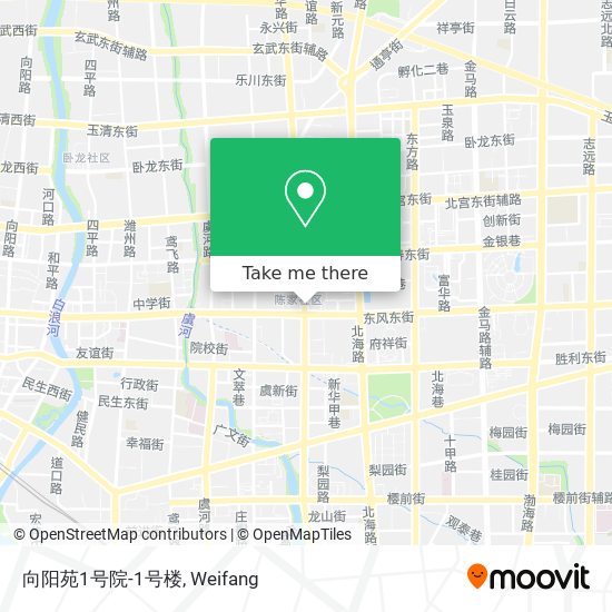 向阳苑1号院-1号楼 map