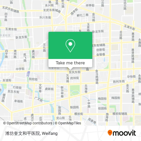 潍坊奎文和平医院 map