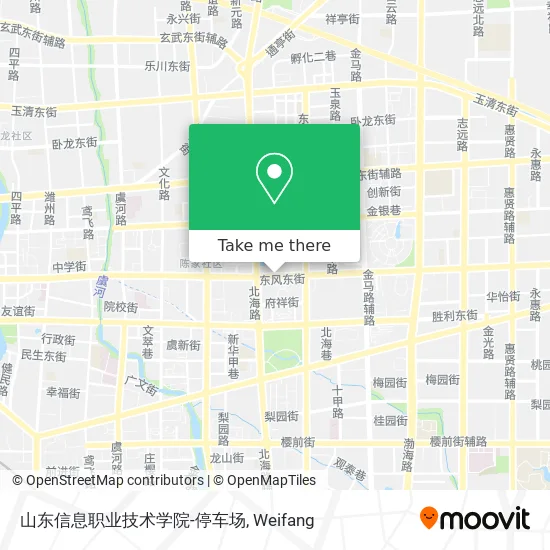 山东信息职业技术学院-停车场 map