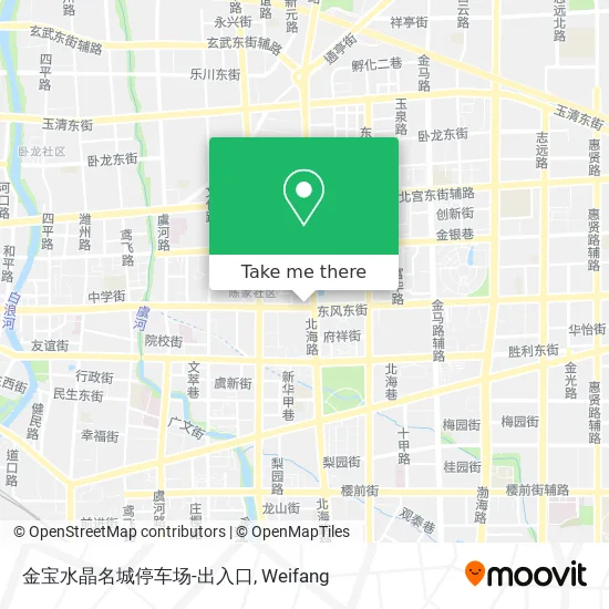 金宝水晶名城停车场-出入口 map