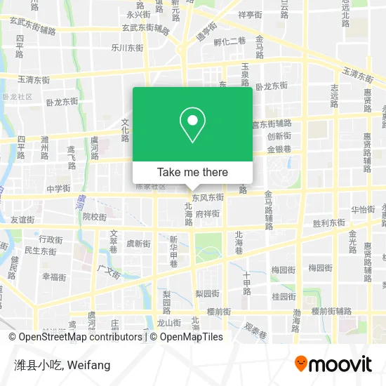 潍县小吃 map