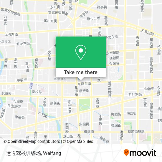 运通驾校训练场 map
