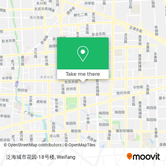 泛海城市花园-18号楼 map