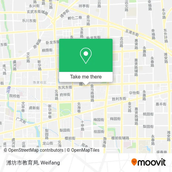 潍坊市教育局 map