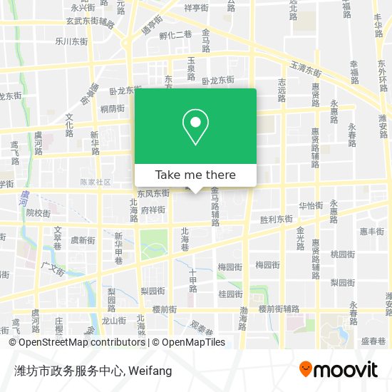 潍坊市政务服务中心 map