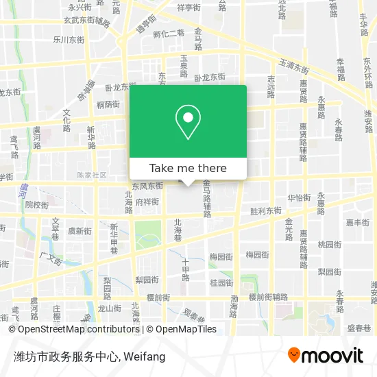 潍坊市政务服务中心 map