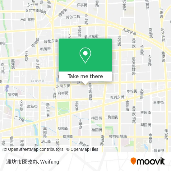 潍坊市医改办 map