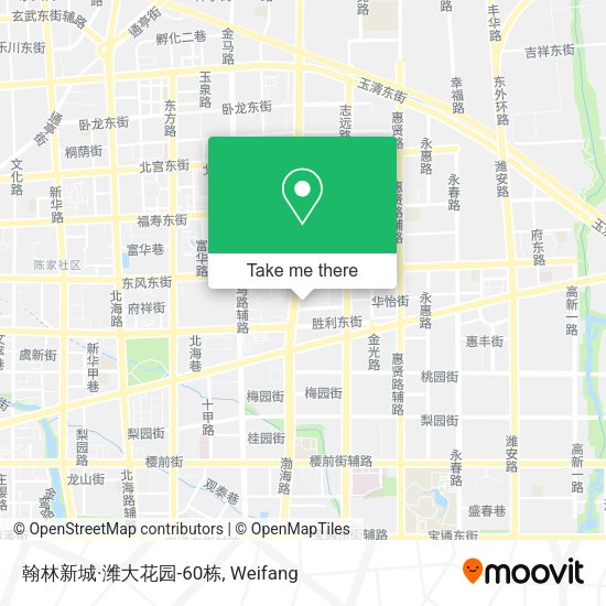 翰林新城·潍大花园-60栋 map