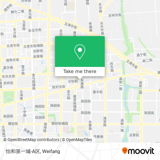 怡和第一城-A区 map