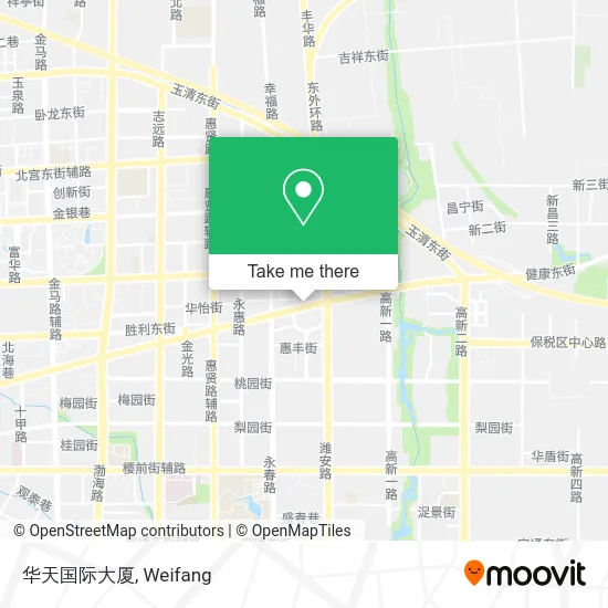 华天国际大厦 map