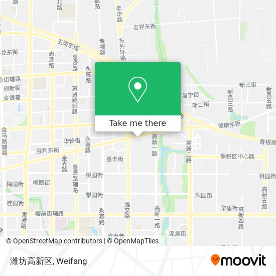 潍坊高新区 map