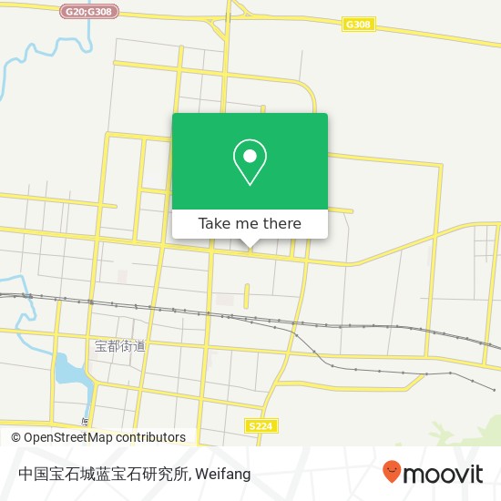 中国宝石城蓝宝石研究所 map