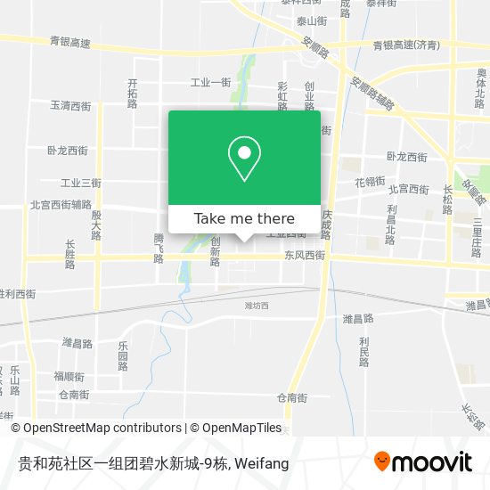 贵和苑社区一组团碧水新城-9栋 map