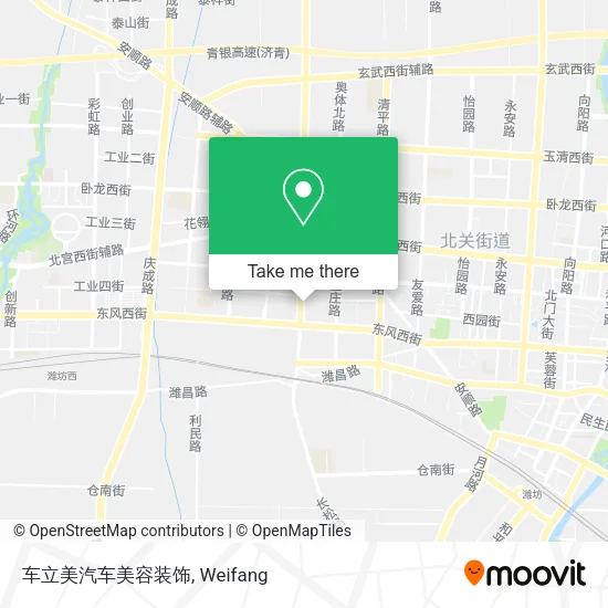 车立美汽车美容装饰 map