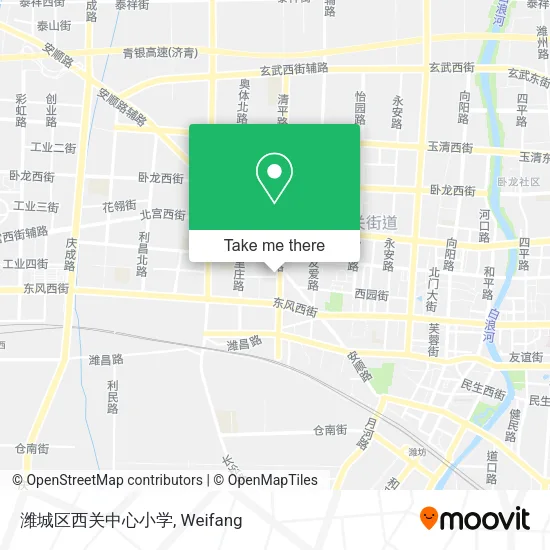 潍城区西关中心小学 map