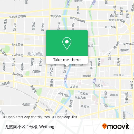 龙熙园小区-1号楼 map