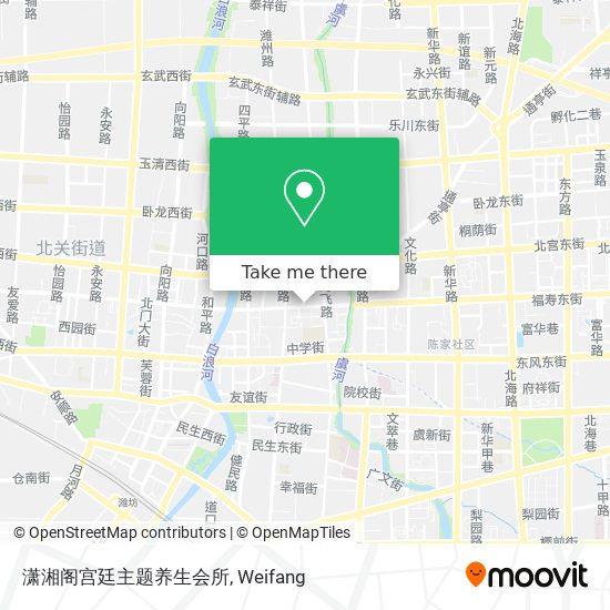 潇湘阁宫廷主题养生会所 map