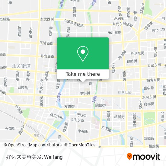 好运来美容美发 map