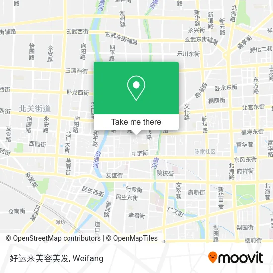 好运来美容美发 map