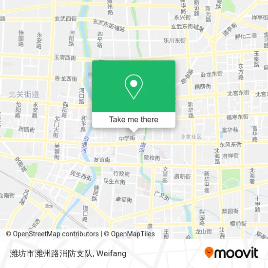 潍坊市潍州路消防支队 map