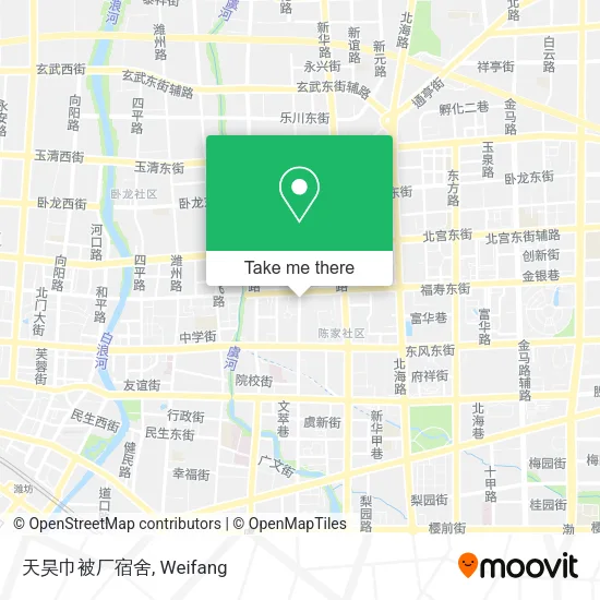 天昊巾被厂宿舍 map