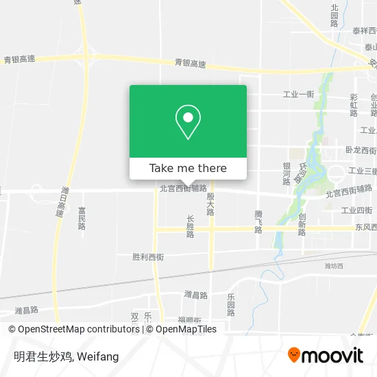 明君生炒鸡 map
