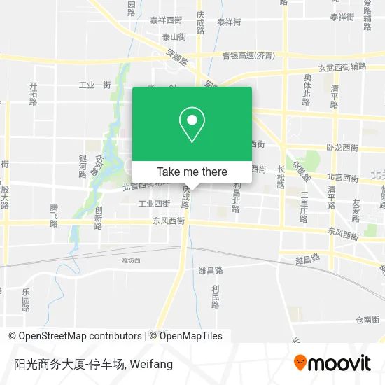阳光商务大厦-停车场 map