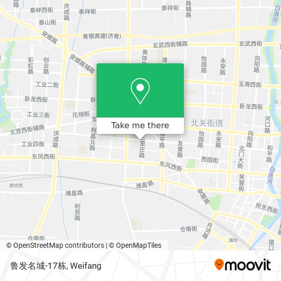 鲁发名城-17栋 map
