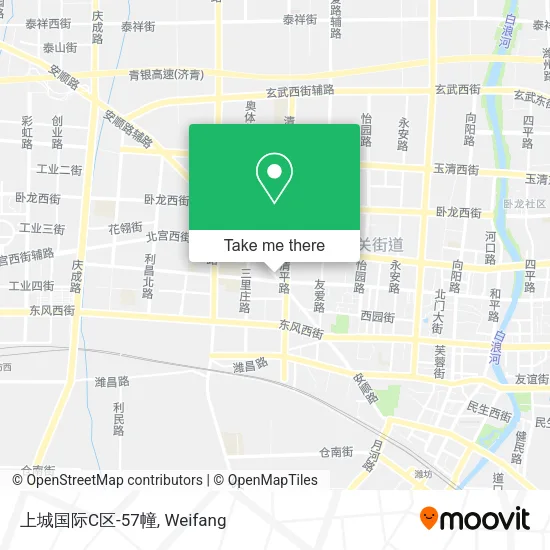 上城国际C区-57幢 map