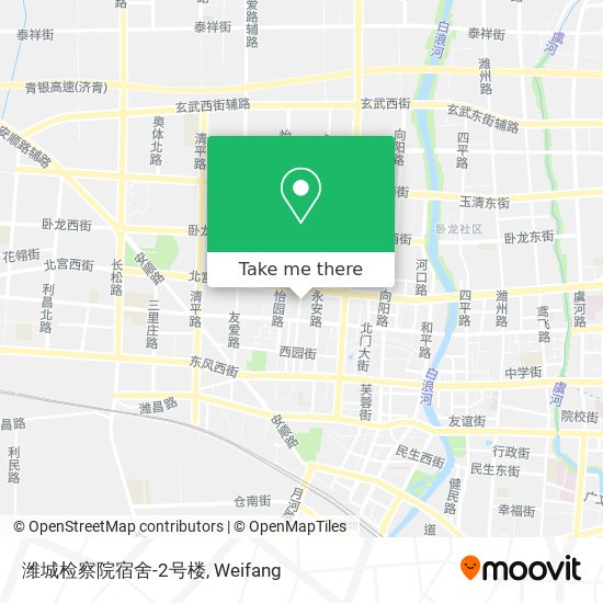 潍城检察院宿舍-2号楼 map