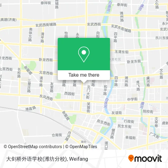 大剑桥外语学校(潍坊分校) map