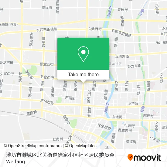 潍坊市潍城区北关街道徐家小区社区居民委员会 map